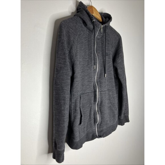 Nike Gray Full Zip Hoodie Women's Medium Sweater - Picture 3 of 7